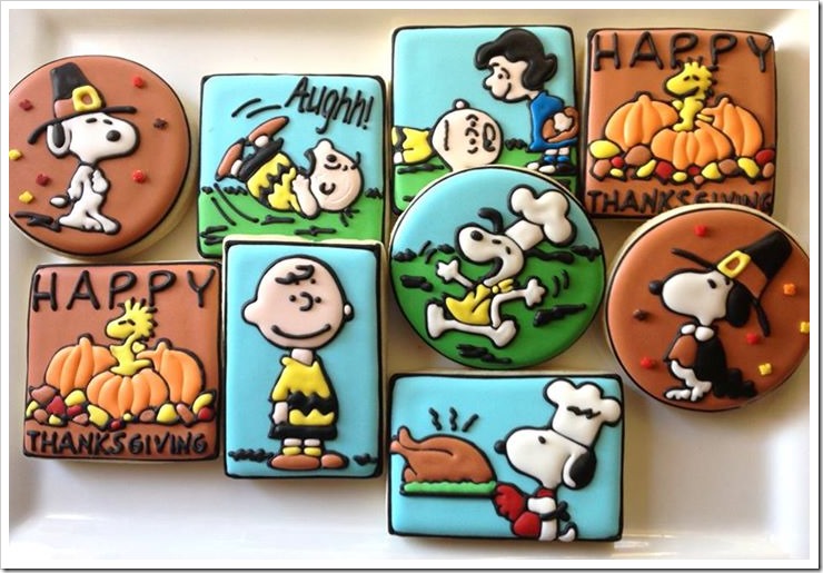 Charlie Brown Thanksgiving Cookies