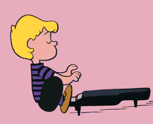 Schroeder Playing The Piano