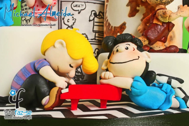 Schroeder and Lucy Cake Toppers