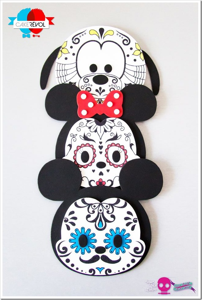 Disney Tsum Tsum / Day of the Dead Cake Toppers