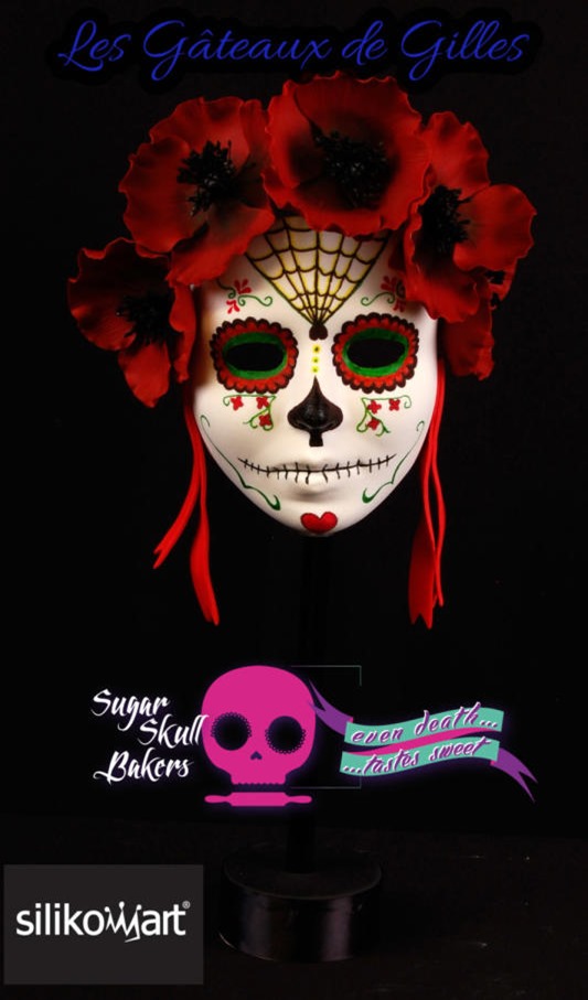 Day of the Dead Mask Cake 