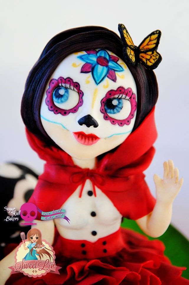 Little Red Riding Hood / Day of the Dead Cake 