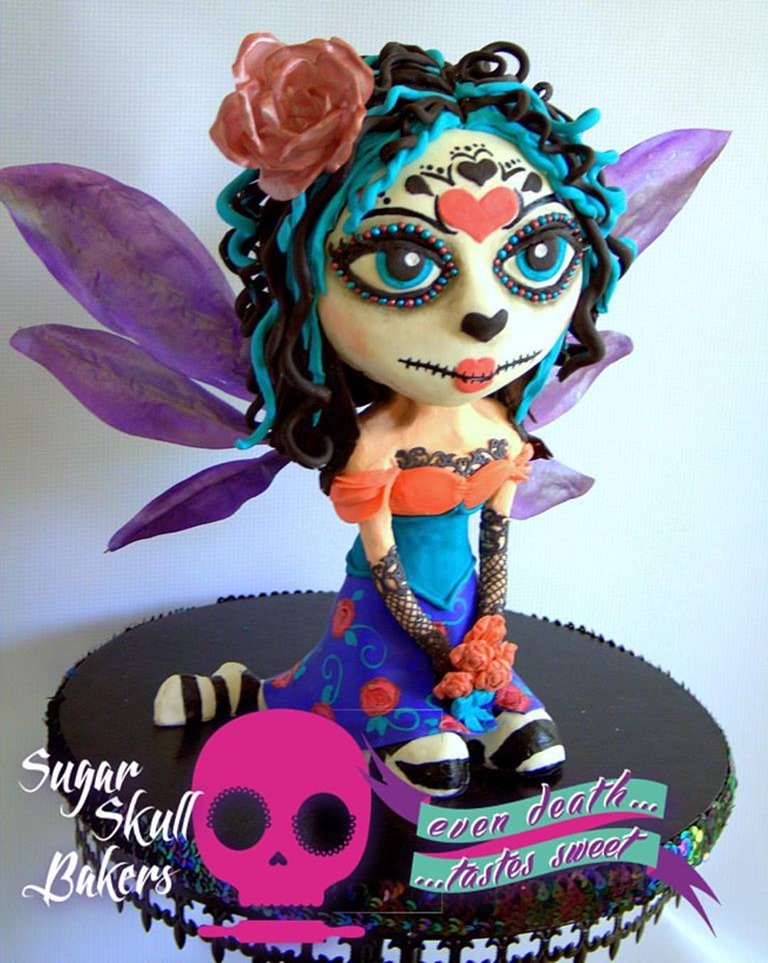 Day of the Dead Fairy Cake