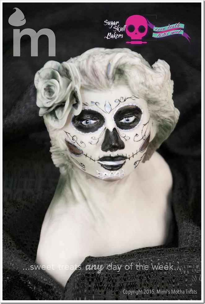 Marilyn Monroe / Day of the Dead Cake 