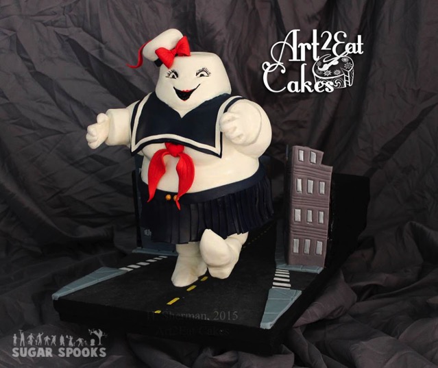 Stay Puft Marshmallow Miss Cake