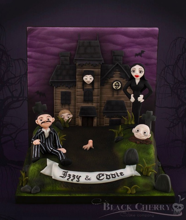 Addams Family Cake