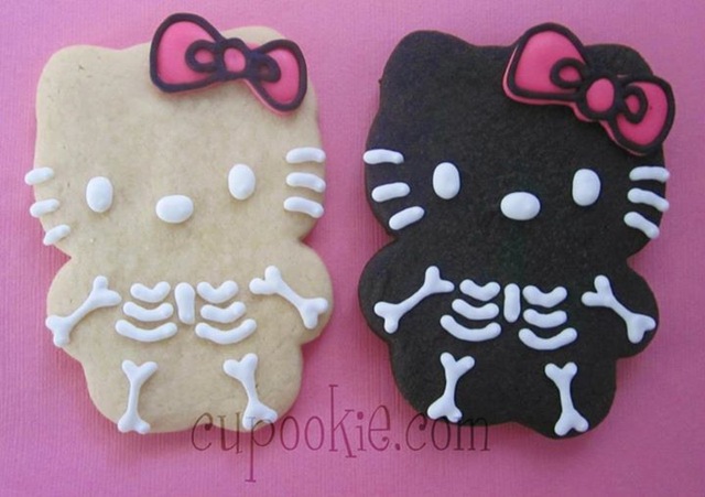 Hello Kitty Halloween Cookies