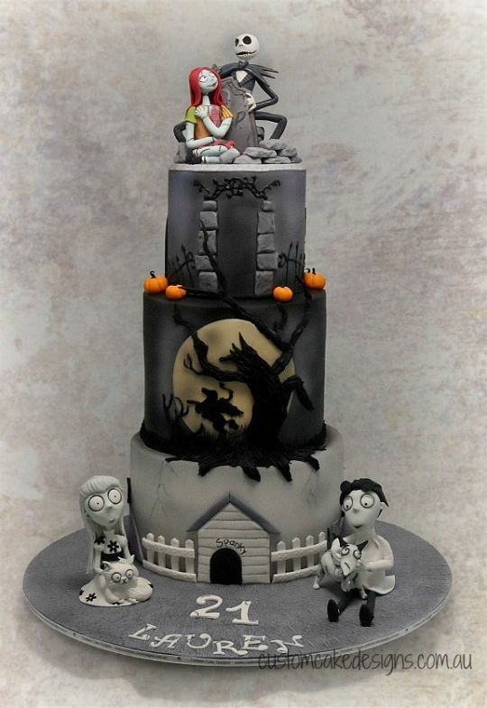 Jack Skellington birthday cake - Say It With Sugar Cake Shop | Facebook