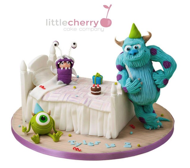 Mike and Sulley celebrate Boo's birthday