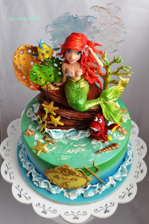 Little Mermaid Cake 