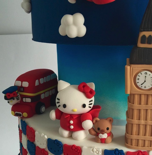 Hello Kitty Wedding Cake 