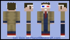 10th Doctor Minecraft Skin