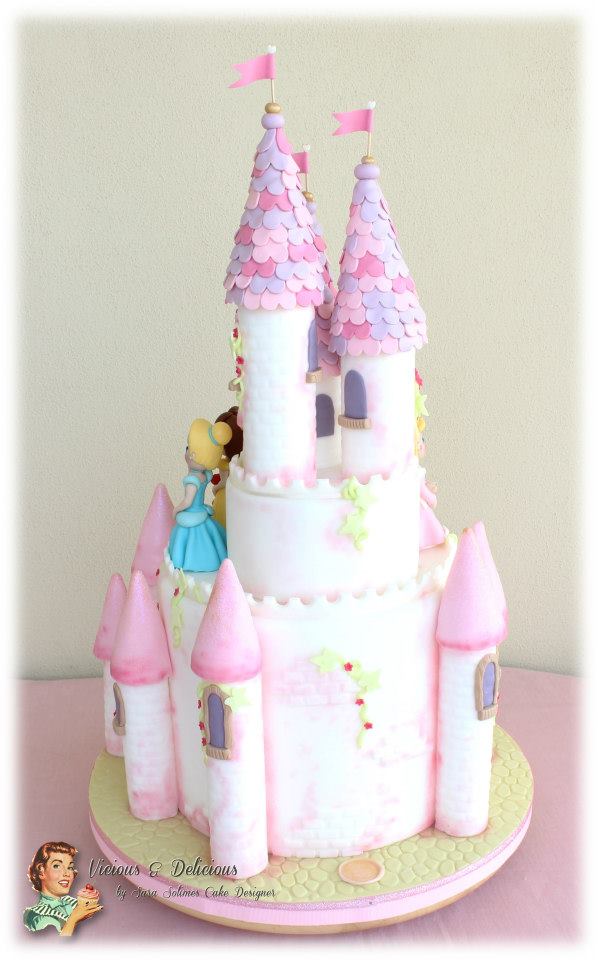 Disney Castle Cake