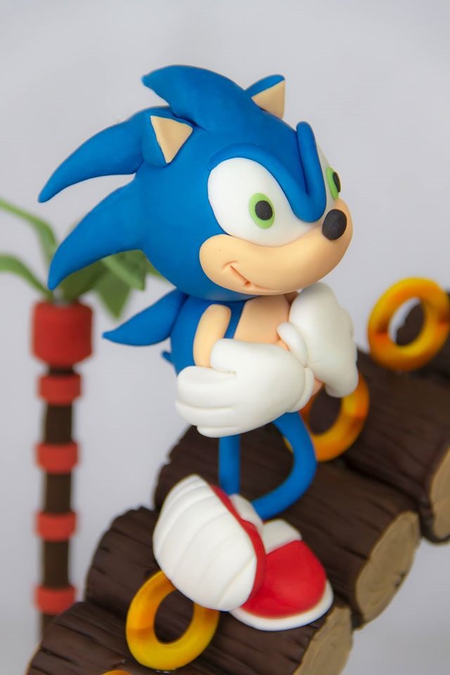 Sonic The Hedgehog Cake Topper