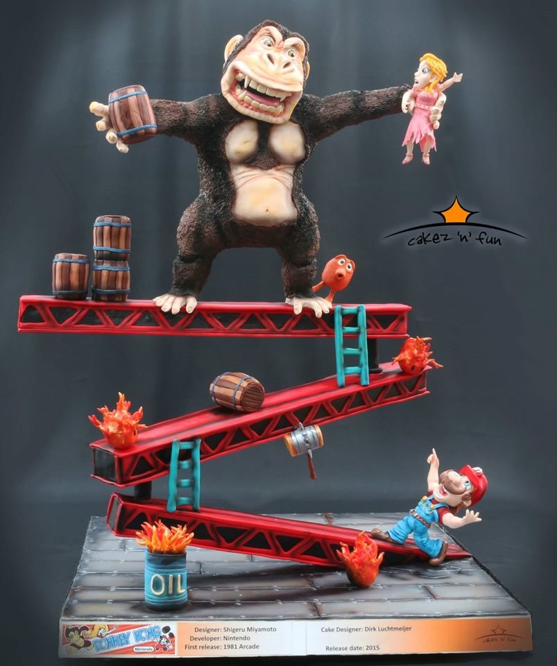 Can You Conquer This Donkey Kong Cake