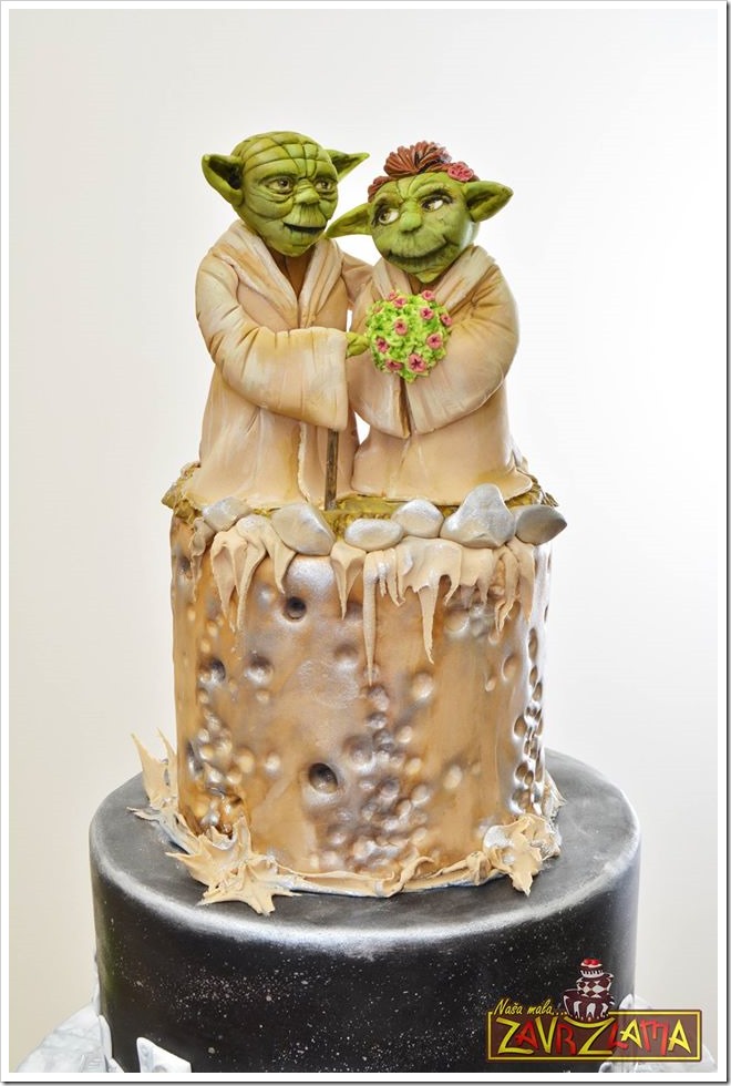 Yoda Wedding Cake Topper