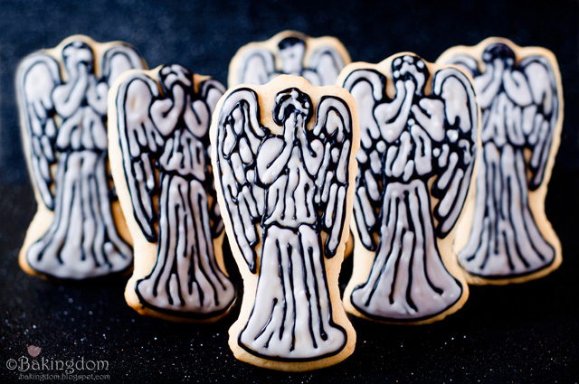 Weeping Angel Cookies