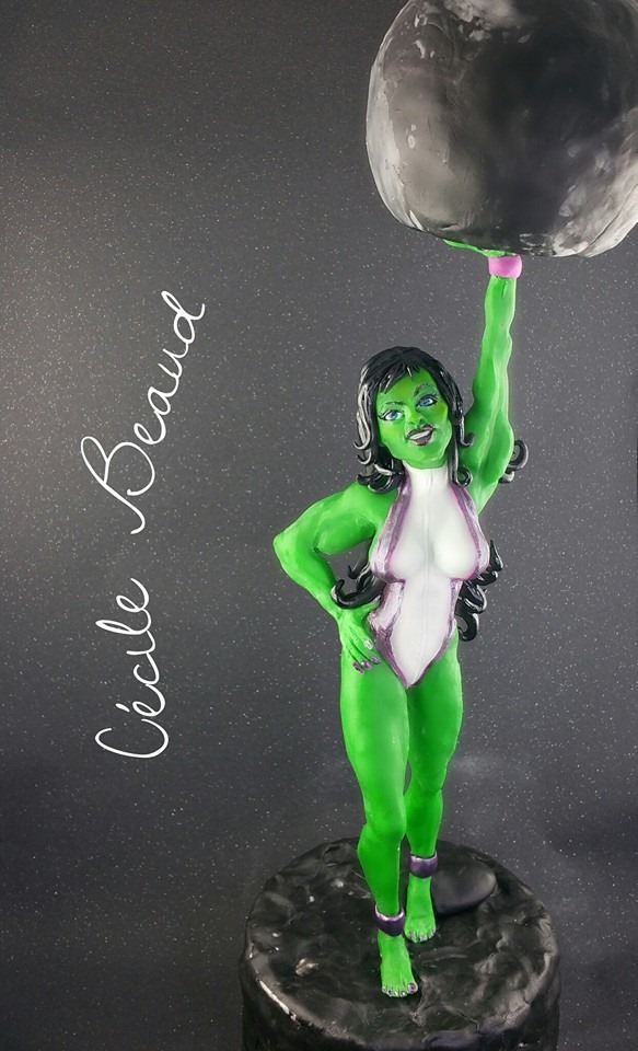She-Hulk Cake Topper
