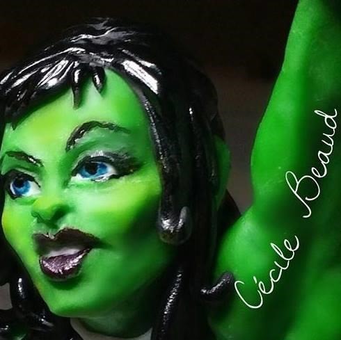 She-Hulk Cake Topper