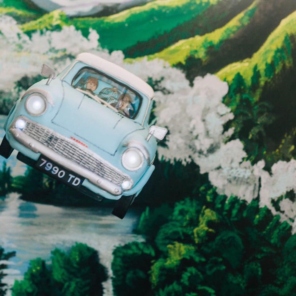 Flying Ford Anglia Cake