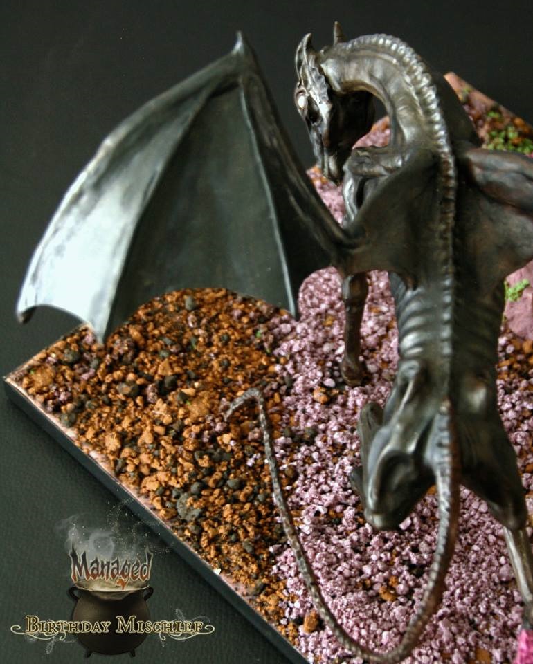 Chocolate Thestral Sculpture