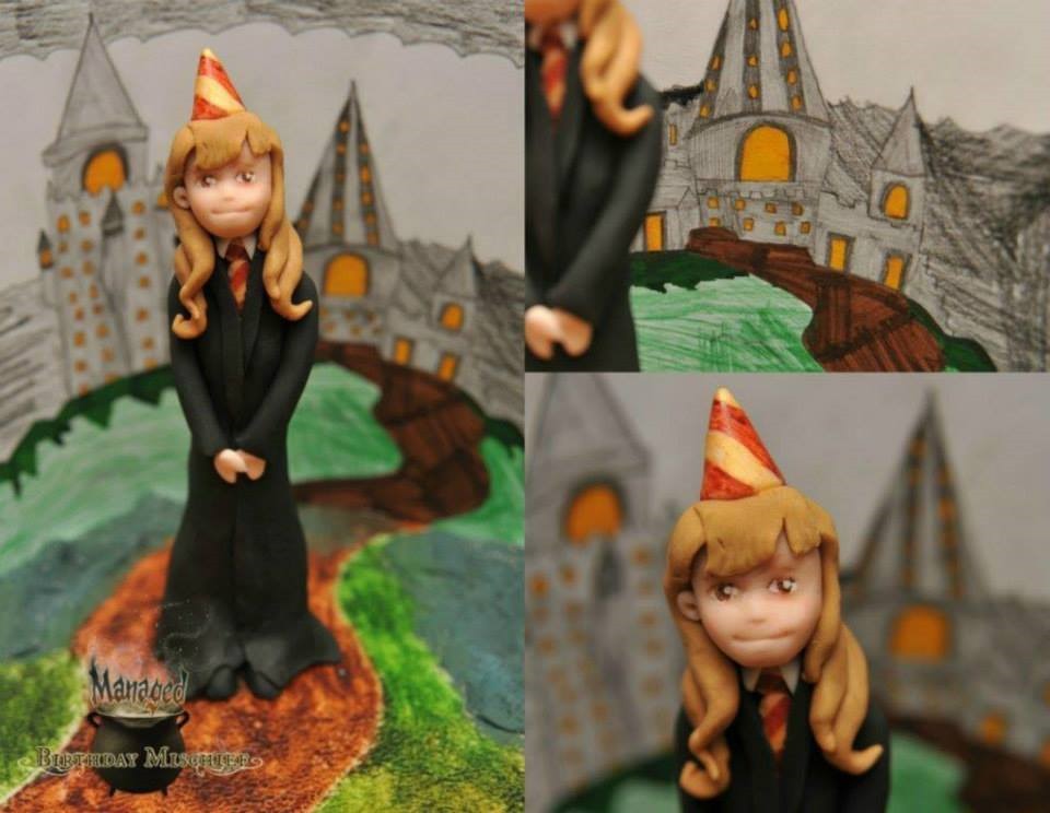 Hermione Cake Topper 