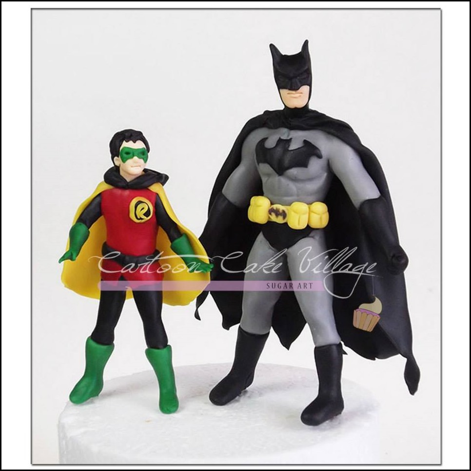 Batman and Robin Cake Topper