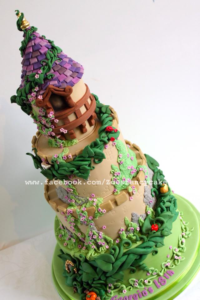 Tangled Cake 