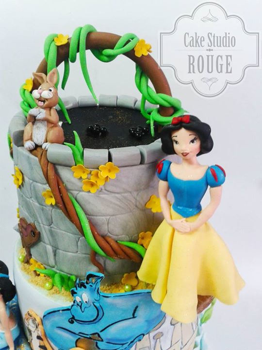 Shop East Lady Princess Snow White Cake Topper Figurine, 14x8cm,  Multicolour | Dragon Mart UAE