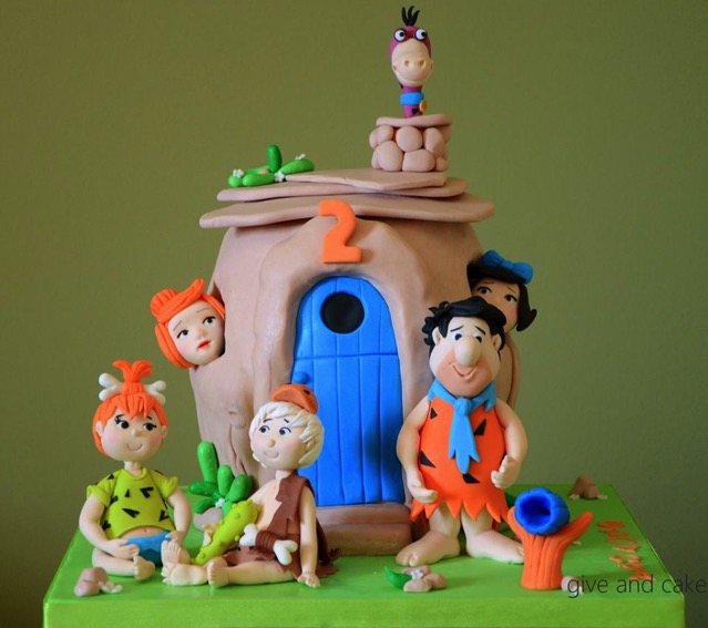 Flintstones Cake 