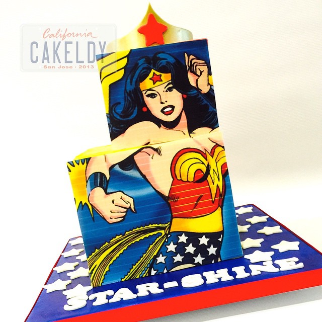 Wonder Woman 4oth Birthday Cake