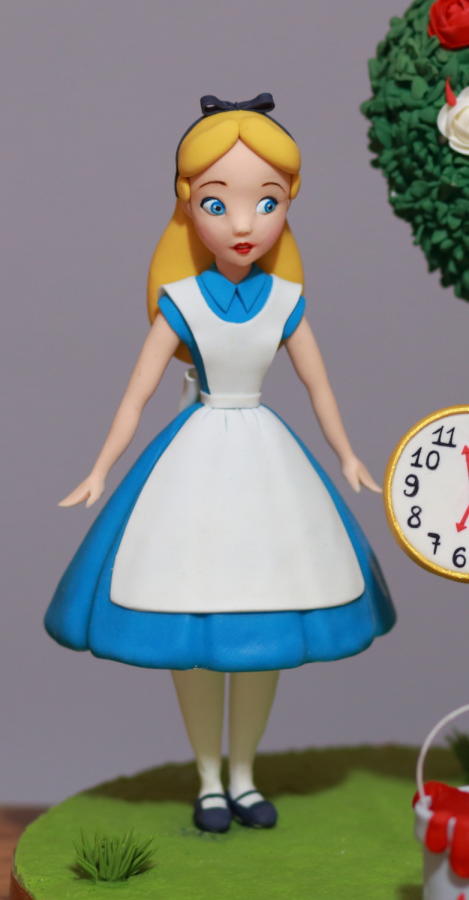 Alice In Wonderland Cake Topper 