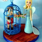 Awesome Blue Fairy Cake