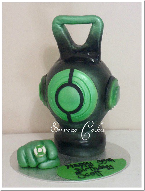 Green Lantern 35th Birthday Cake