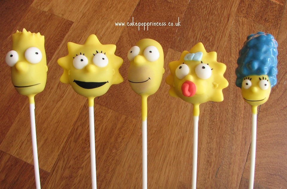 Simpsons Cake Pops