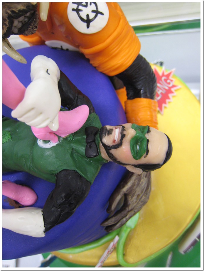 Green Lantern Wedding Cake Topper