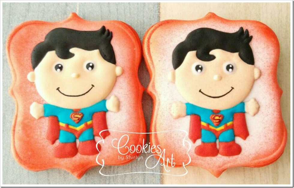 Chibi Superman Cookies