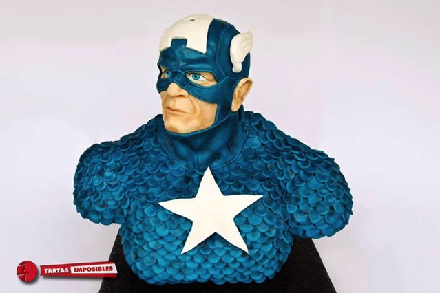 Captain America Cake 