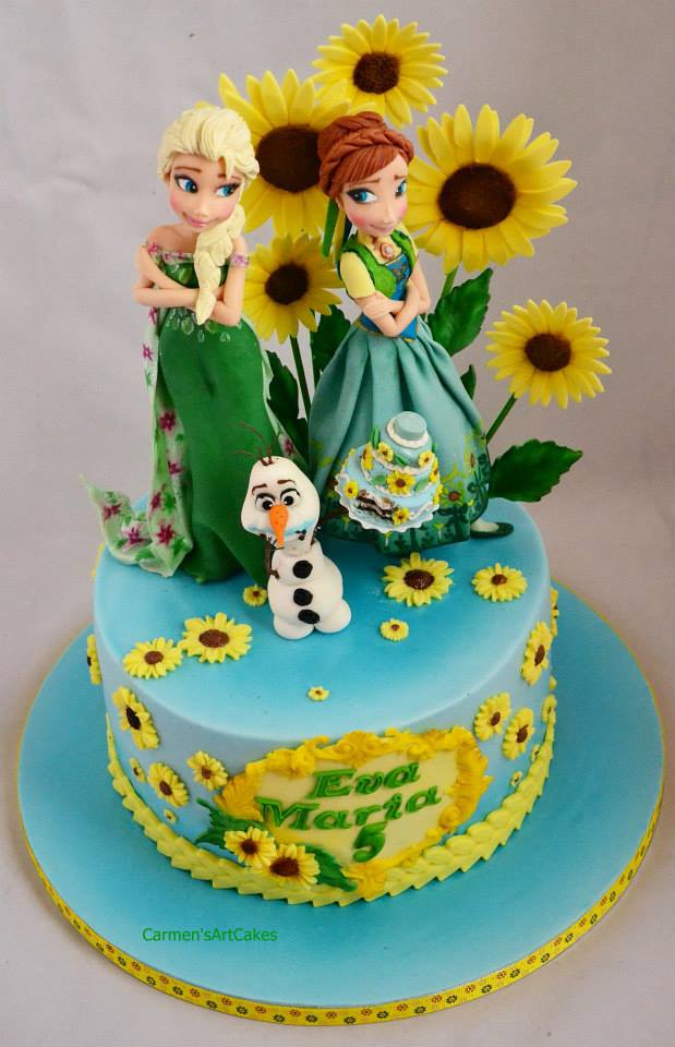 Olaf Cake 