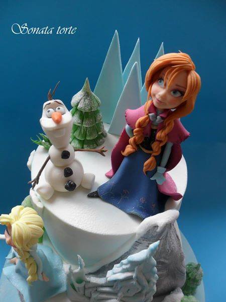 Olaf Cake 