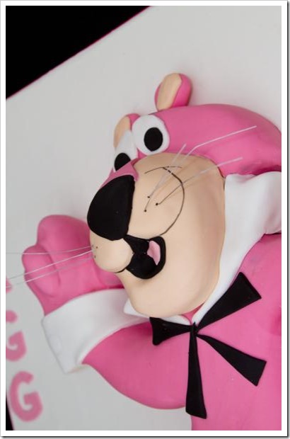 Close-up of Snagglepuss Cake