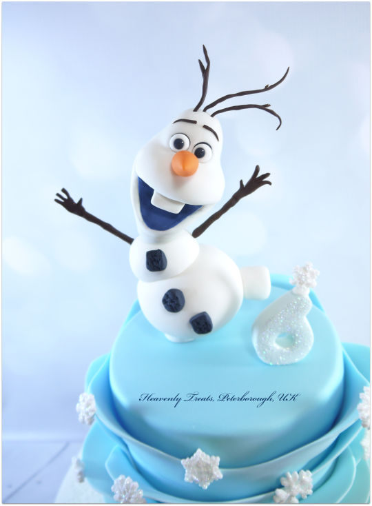 Olaf Cake 