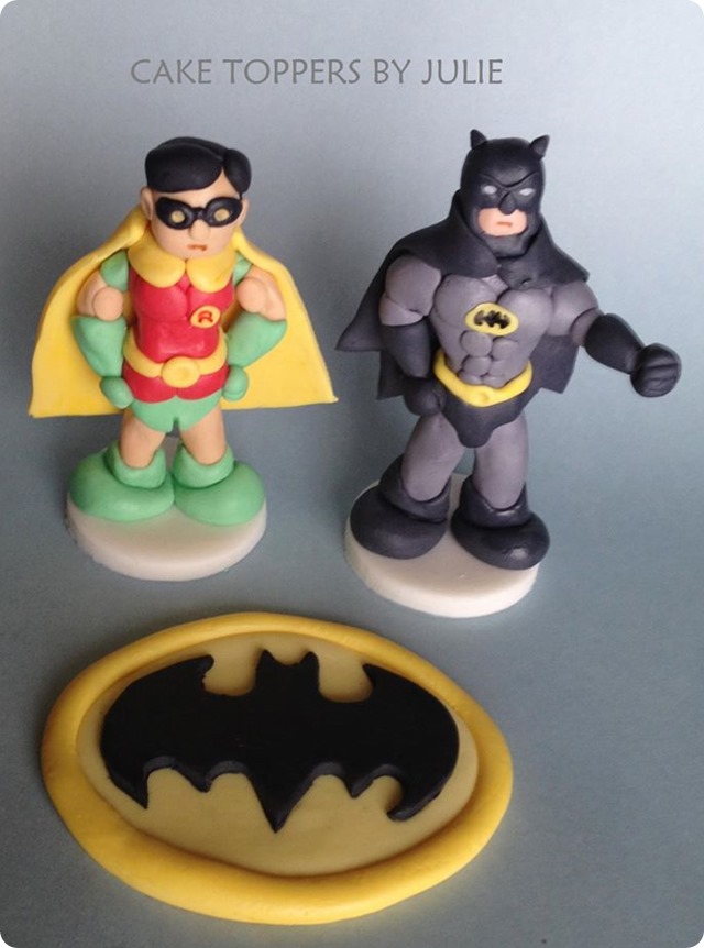 Batman & Robin Cake Toppers