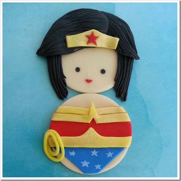 Wonder Woman Cupcake Topper