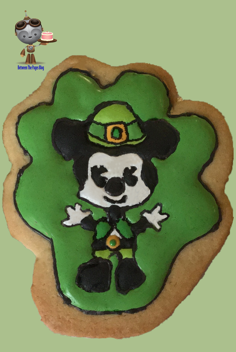 Mickey Mouse St Patricks Day Cookie 