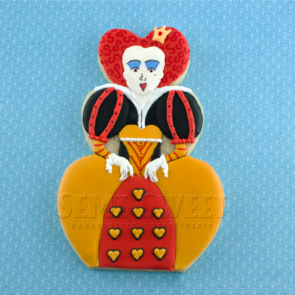 Tim Burton Queen of Hearts Cookie