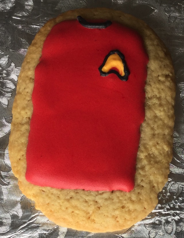 Star Trek Uniform Cookie Red