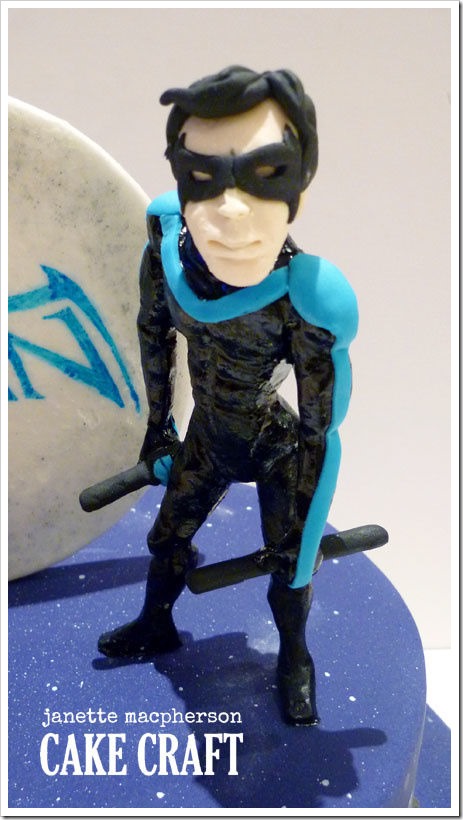 Nightwing Cake Topper