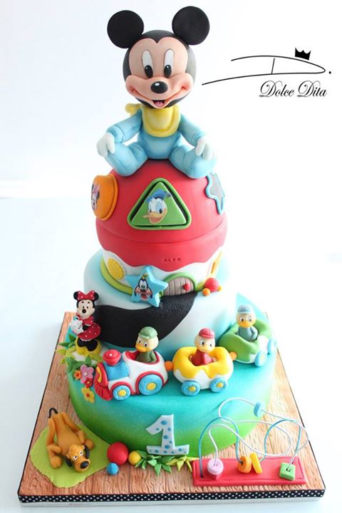 Baby Mickey Mouse Cake