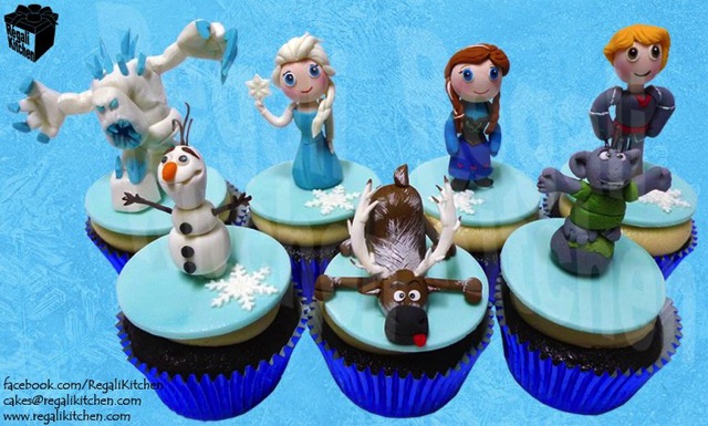 Disney Frozen Cupcakes